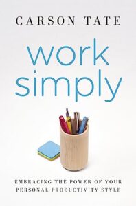 Work Simply by C. Tate sold at amazon