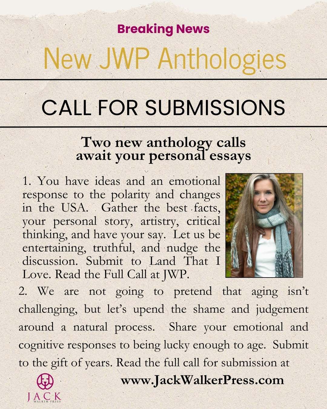 Calls for Submission Jack Walker Press