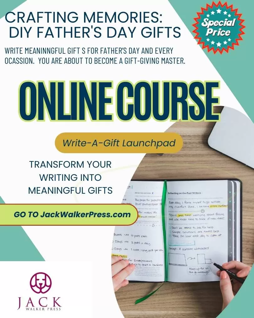 DIY FATHERS DAY GIFT from Write-a-gift course