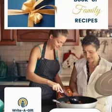 Create a family cookbook with Write-A-Gift